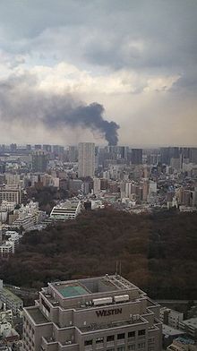 Efecto del terremoto en Tokio